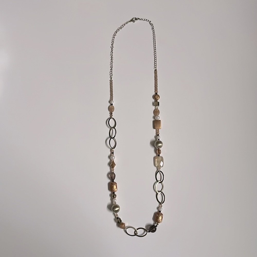 Brown & Gold Fashion Necklace